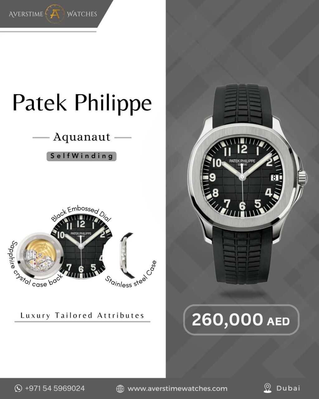 Instagram post from averstimewatches. This post is in position 4.